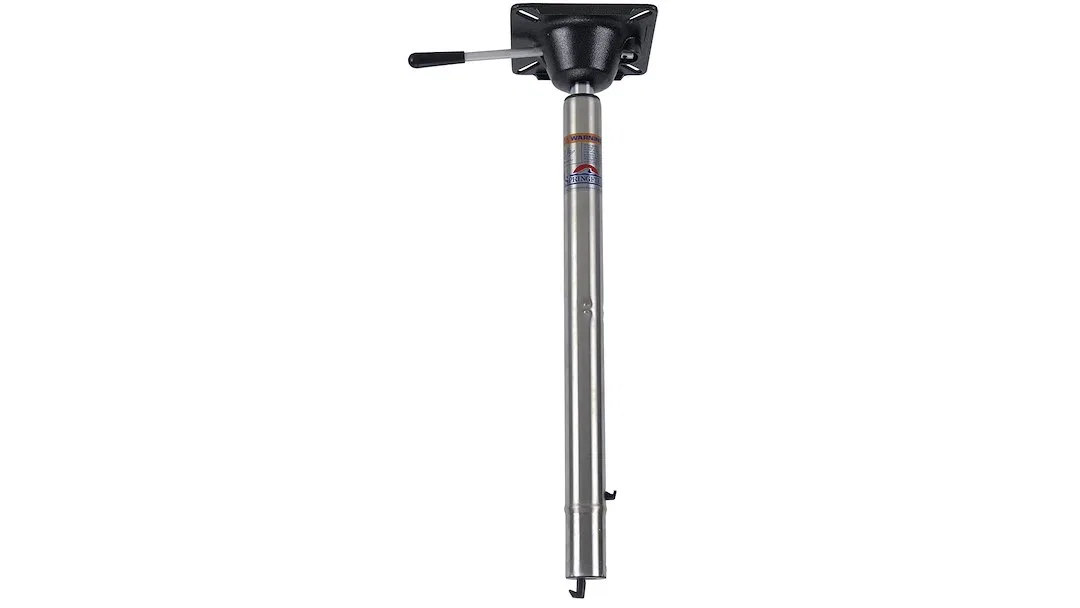 1642008 – SPRINGFIELD Boat Seat Pedestal, Adjustable Height Pedestal 22 Inch To 28-1/2 Inch Post Height 1-3/4 Inch Po...